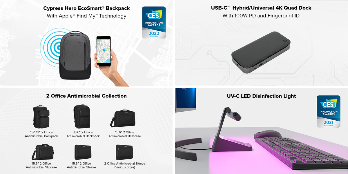 Targus Showcases New Product Range at CES 2022 to Empower a Seamless Life at Home, in the Office, or on the Go