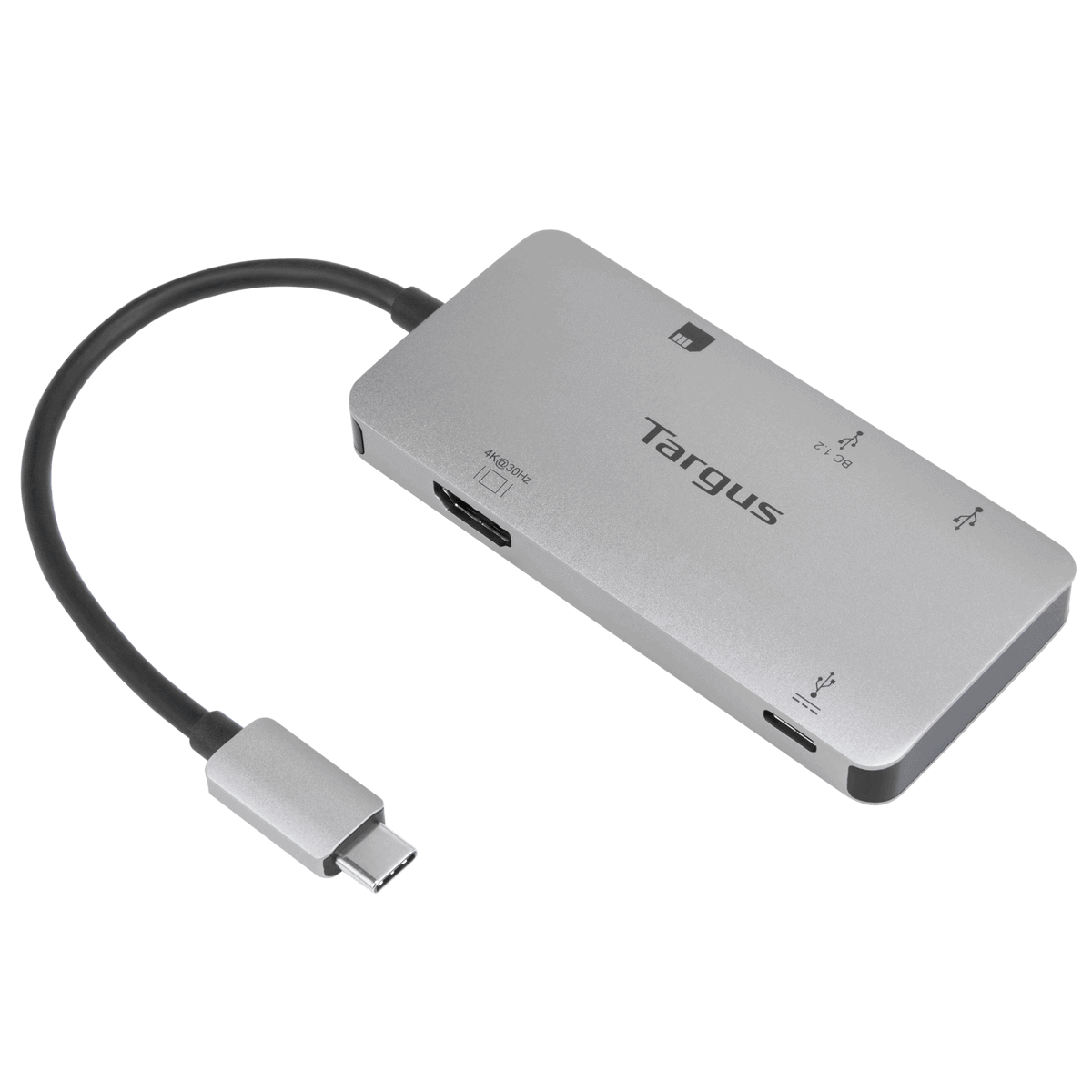 USB-C Multi-Port Single Video Adapter and Card Reader with 100W PD