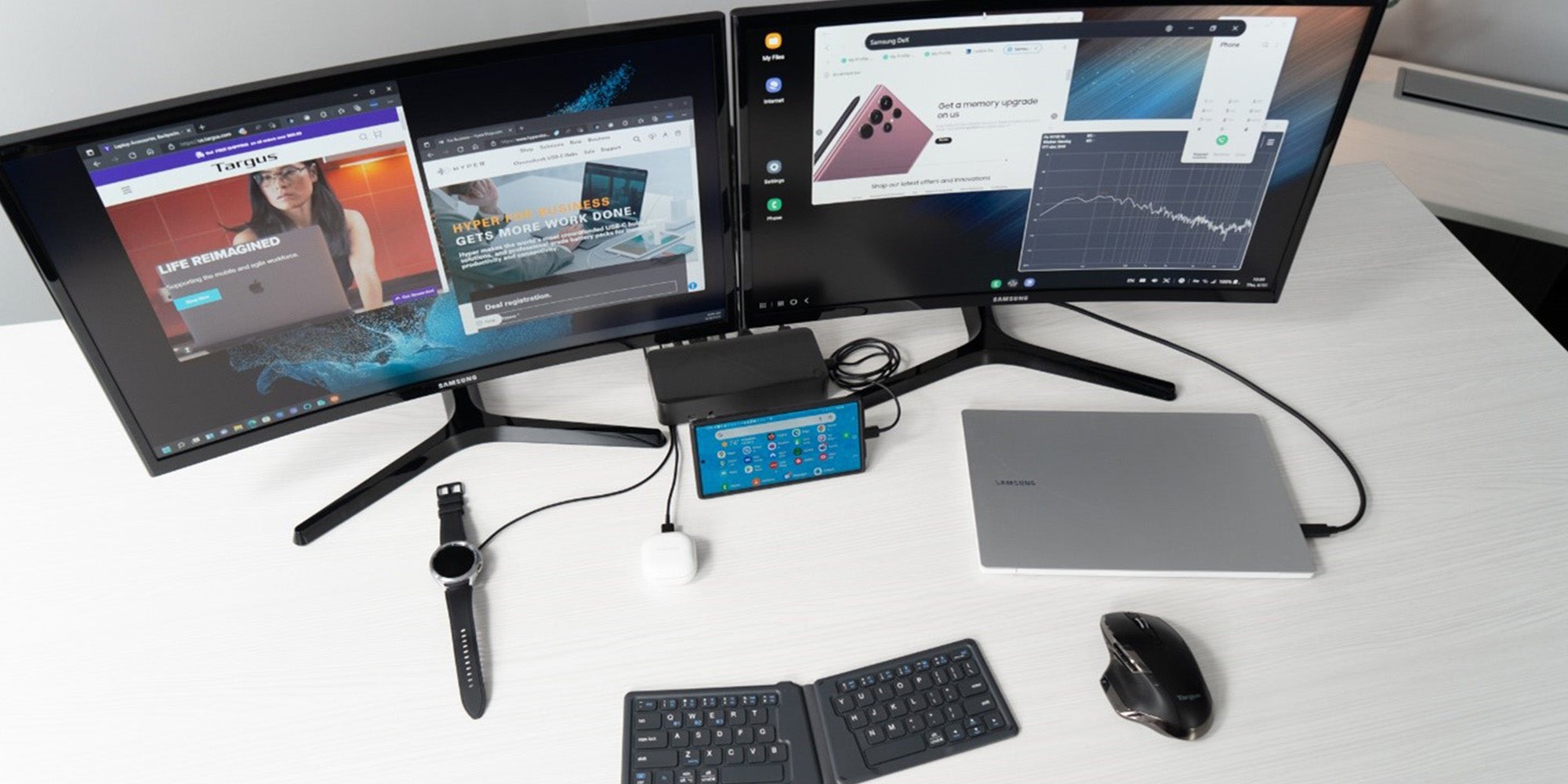 Combination DeX, Windows, and Android Workstation Application Note | Targus