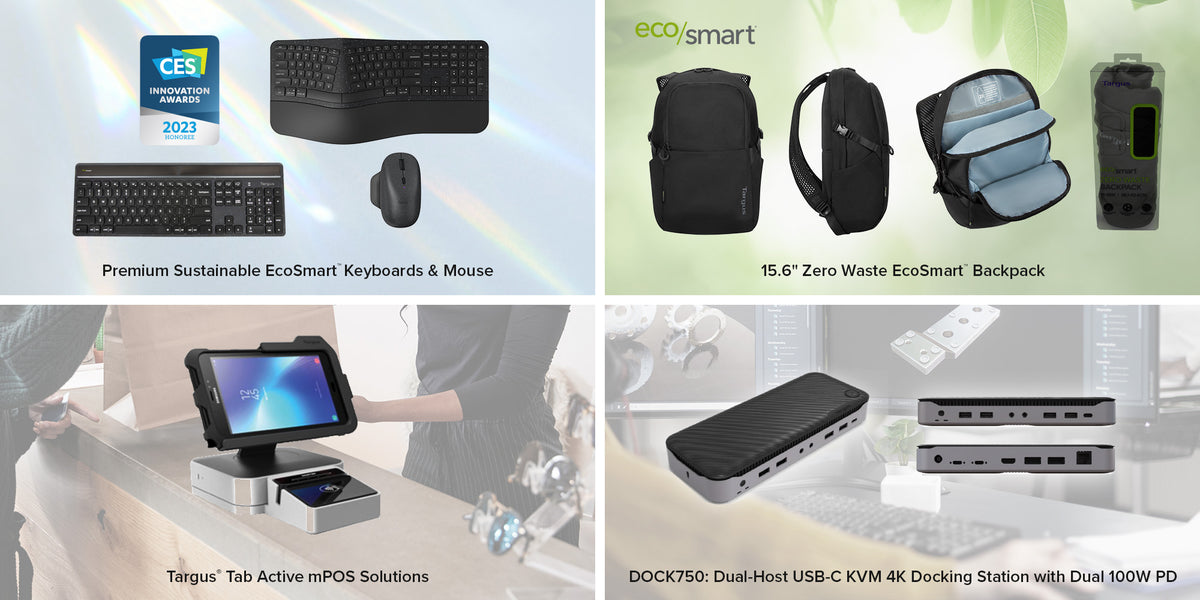 Targus Introduces New Lineup of Laptop Cases and Tech Accessories at CES 2023 to Empower a Seamless Life and Sustainable Future
