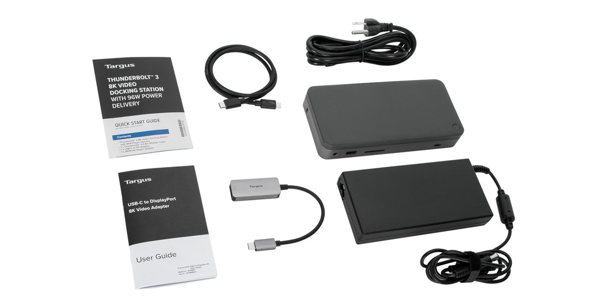Targus DOCK222 Thunderbolt™ 3 8K Docking Station with 96WDC Power Delivery Application Note