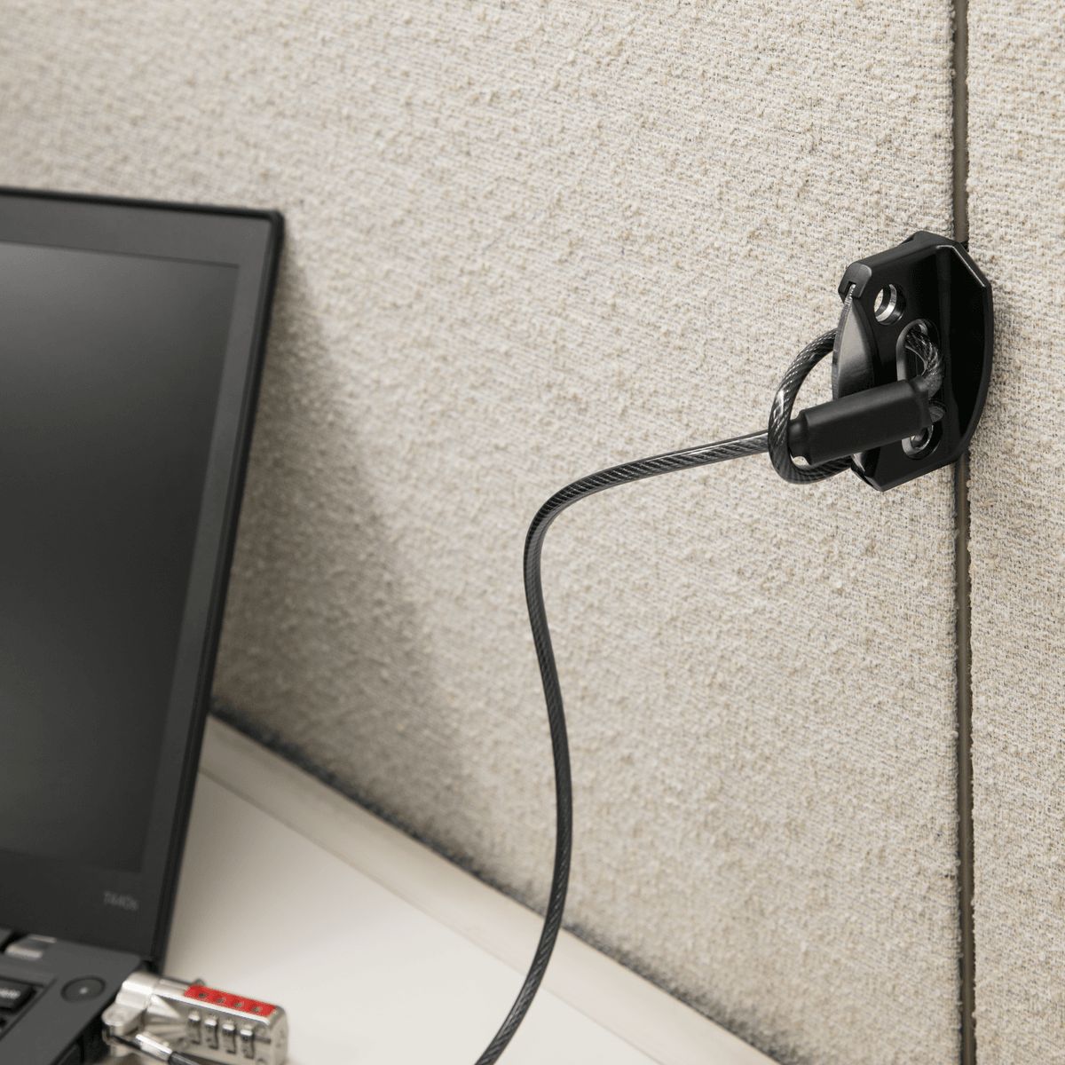 Partition Cable Anchor - ASP28USZ: Base Plates: Cable Locks ...
