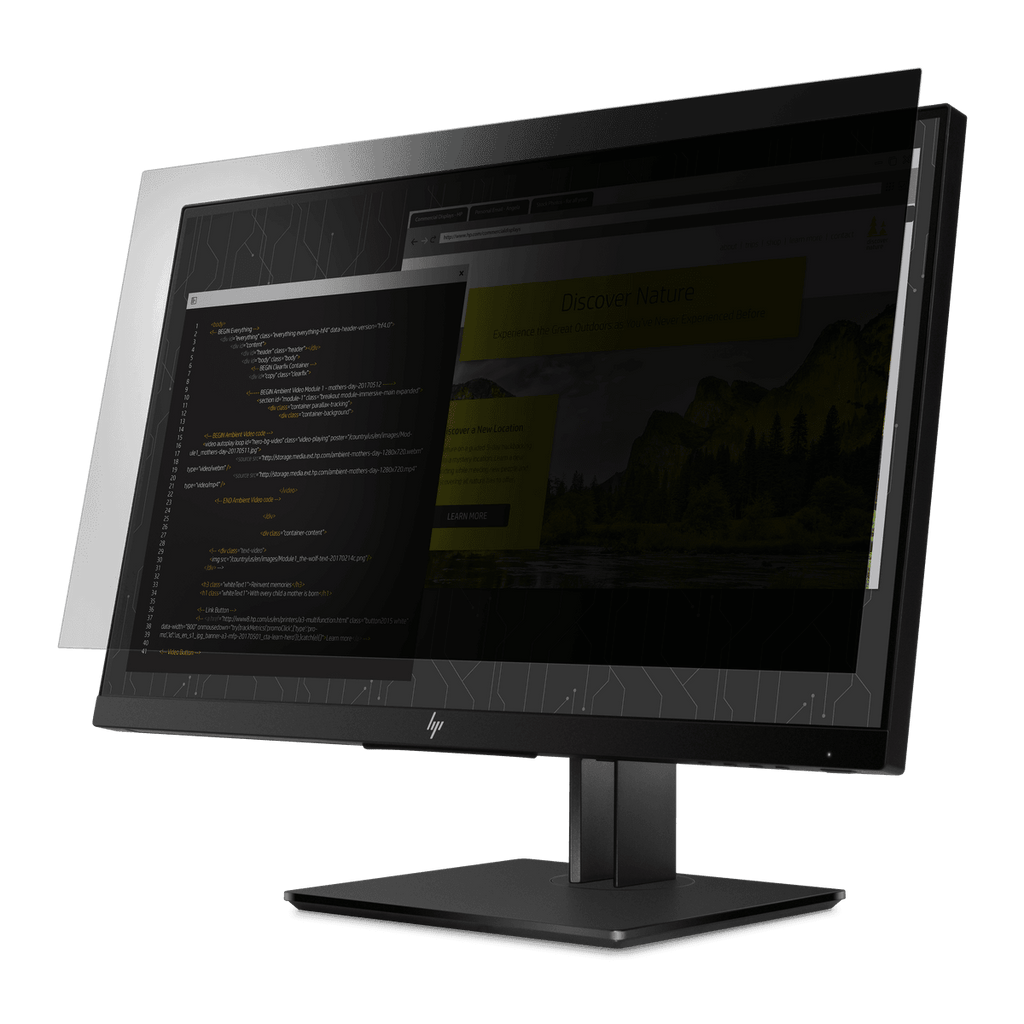 4Vu Privacy Screen for HP® EliteDisplay E243 and HP® Z24nf G2, Landscape