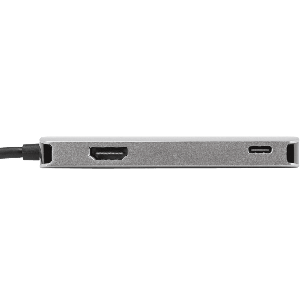 USB-C Multi-Port Single Video Adapter and Card Reader with 100W PD Pass-Thru