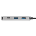 USB-C Multi-Port Hub with 2x USB-A and 2x USB-C Ports with 100W PD Pass-Thru