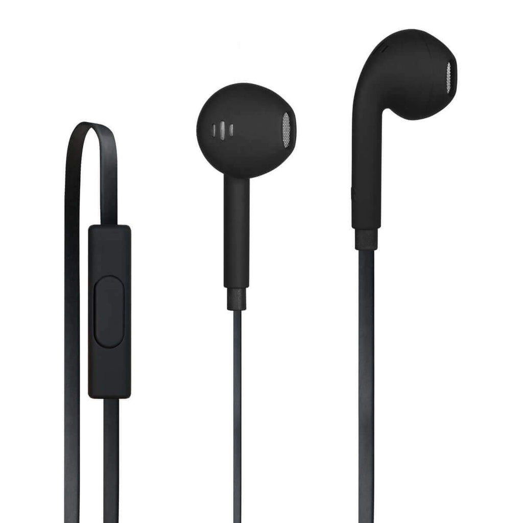 iStore Classic Fit Earbuds (Matte Black)