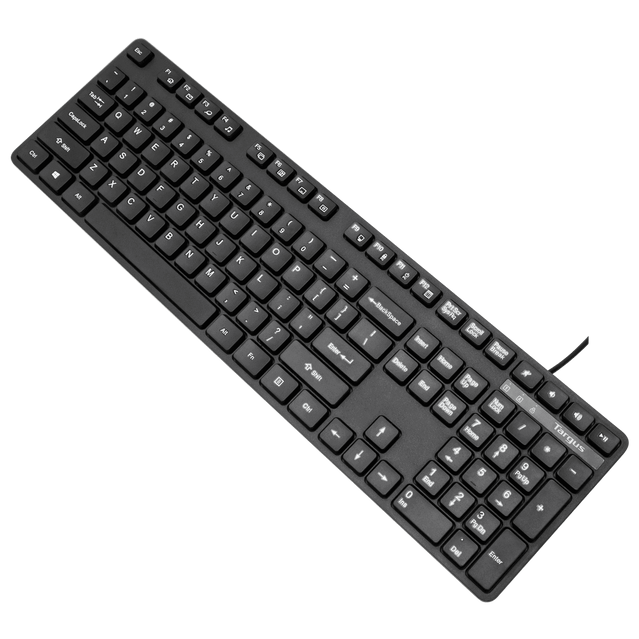 USB Wired Keyboard - Black - AKB30US: Keyboards: Targus