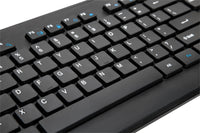 KM610 Wireless Keyboard and Mouse Combo (Black)
