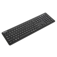 Full-Size Multi-Device Bluetooth® Antimicrobial Keyboard and Midsize Comfort Antimicrobial Mouse Bundle