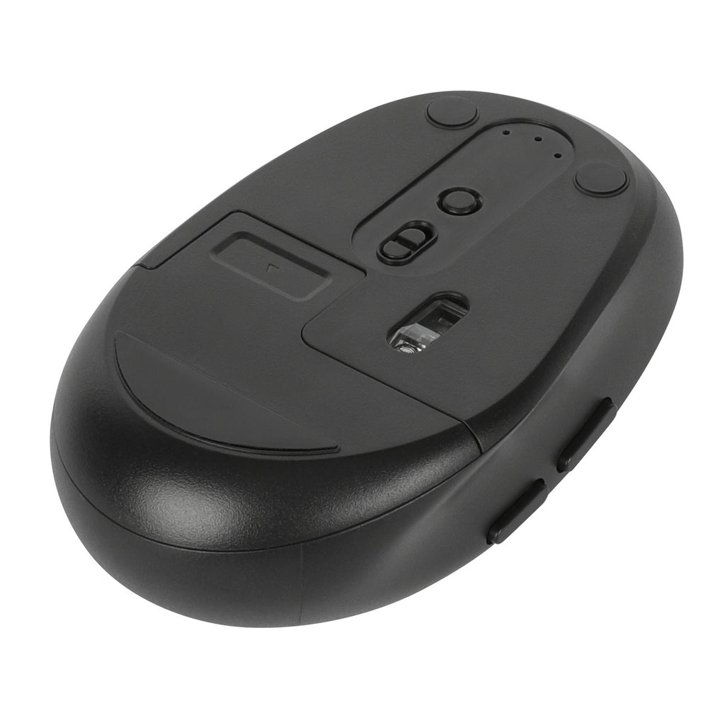 Full-Size Multi-Device Bluetooth® Antimicrobial Keyboard and Midsize Comfort Antimicrobial Mouse Bundle