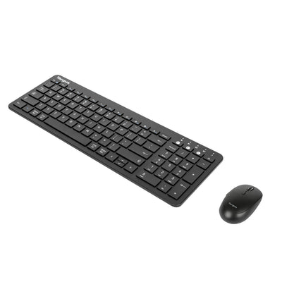 Midsize Multi-Device Bluetooth Antimicrobial Keyboard and Midsize ...