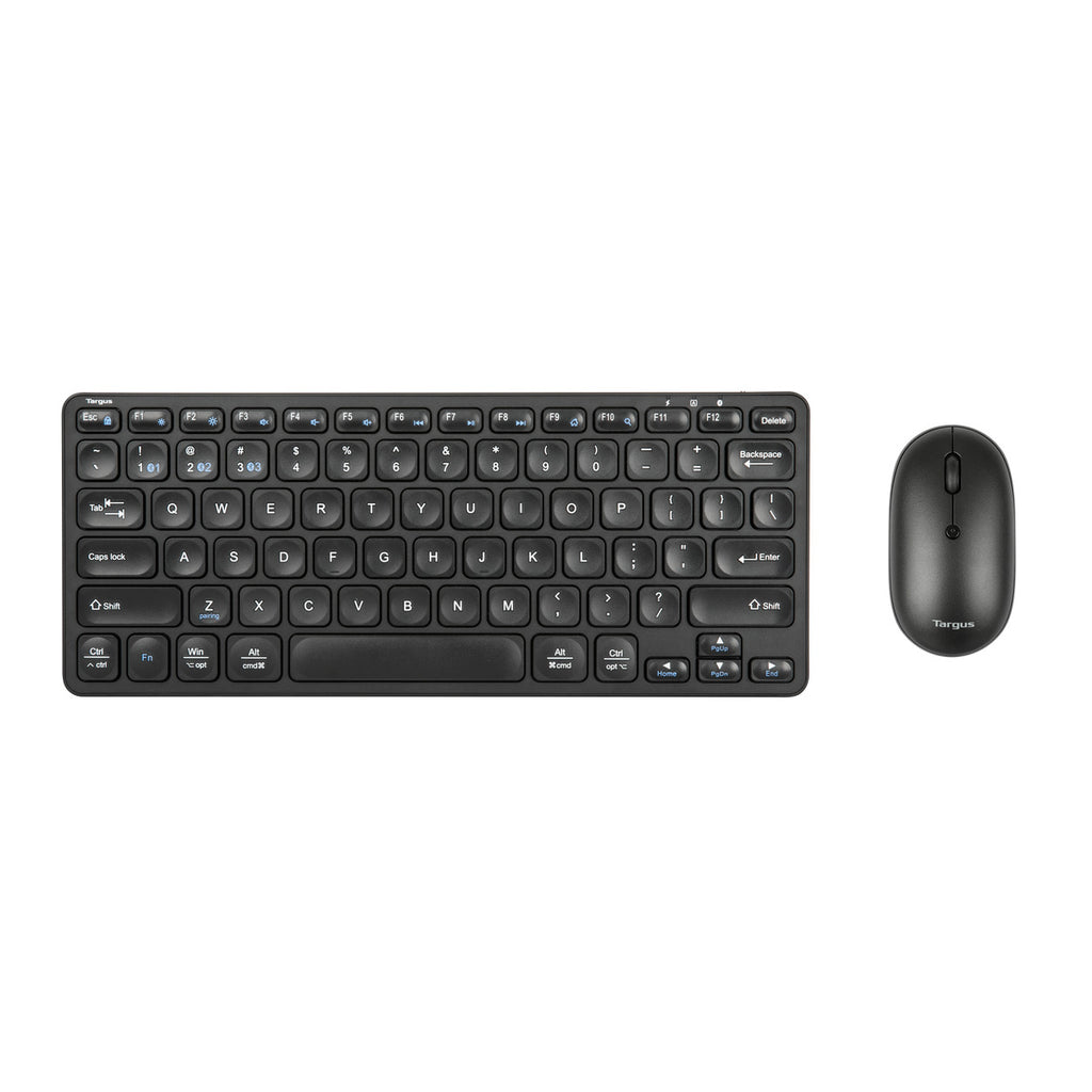 Compact Multi-Device Bluetooth® Antimicrobial Keyboard and Compact Antimicrobial Mouse Bundle
