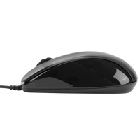 USB Optical Laptop Mouse (AMU80US) - Left Side