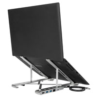 Portable Laptop Stand + Integrated Dock