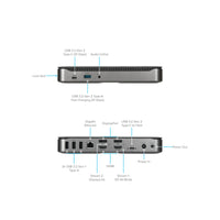 USB-C® Hybrid/Universal 4K Quad Docking Station with 100W PD