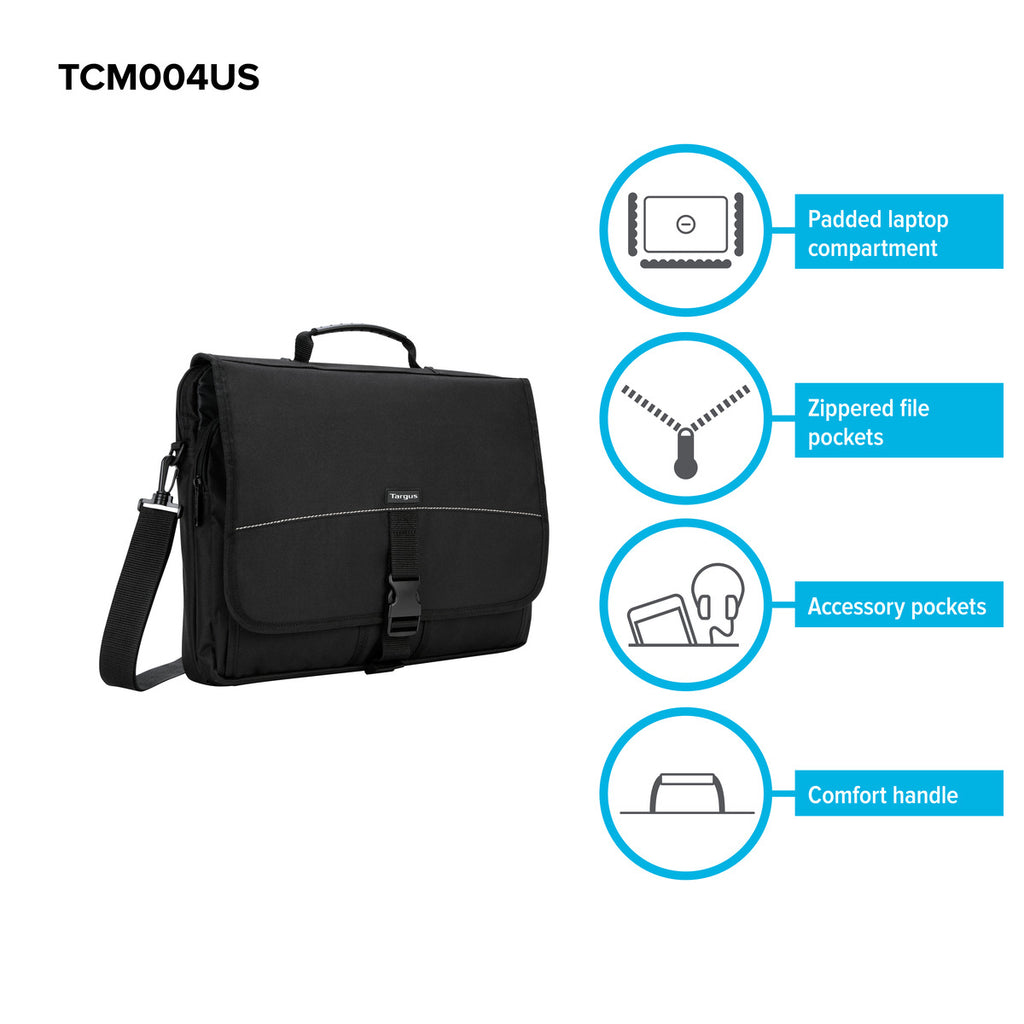 Targus TCM004US Messenger 15.6 Notebook Case