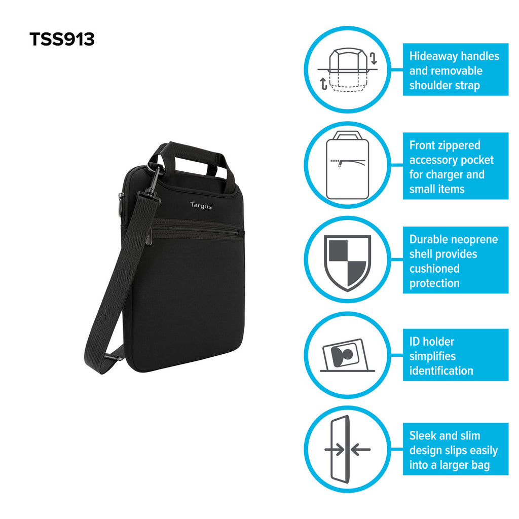 Messenger Bag Vertical Laptop Sleeve Gridlock Vertical 15
